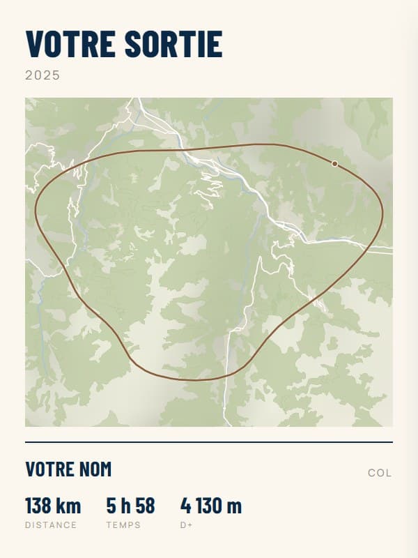 Affiche vélo : exemple